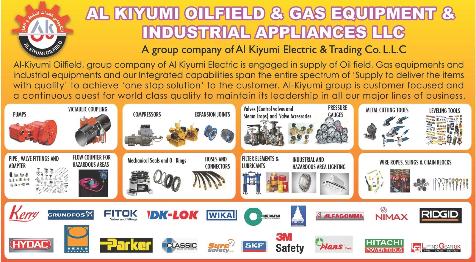 Al Kiyumi Oilfield & Gas Equipment & Industrial Appliances LLC