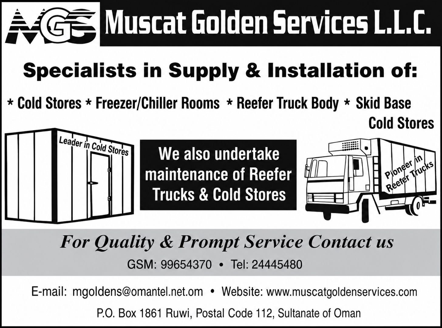 Muscat Golden Services LLC 